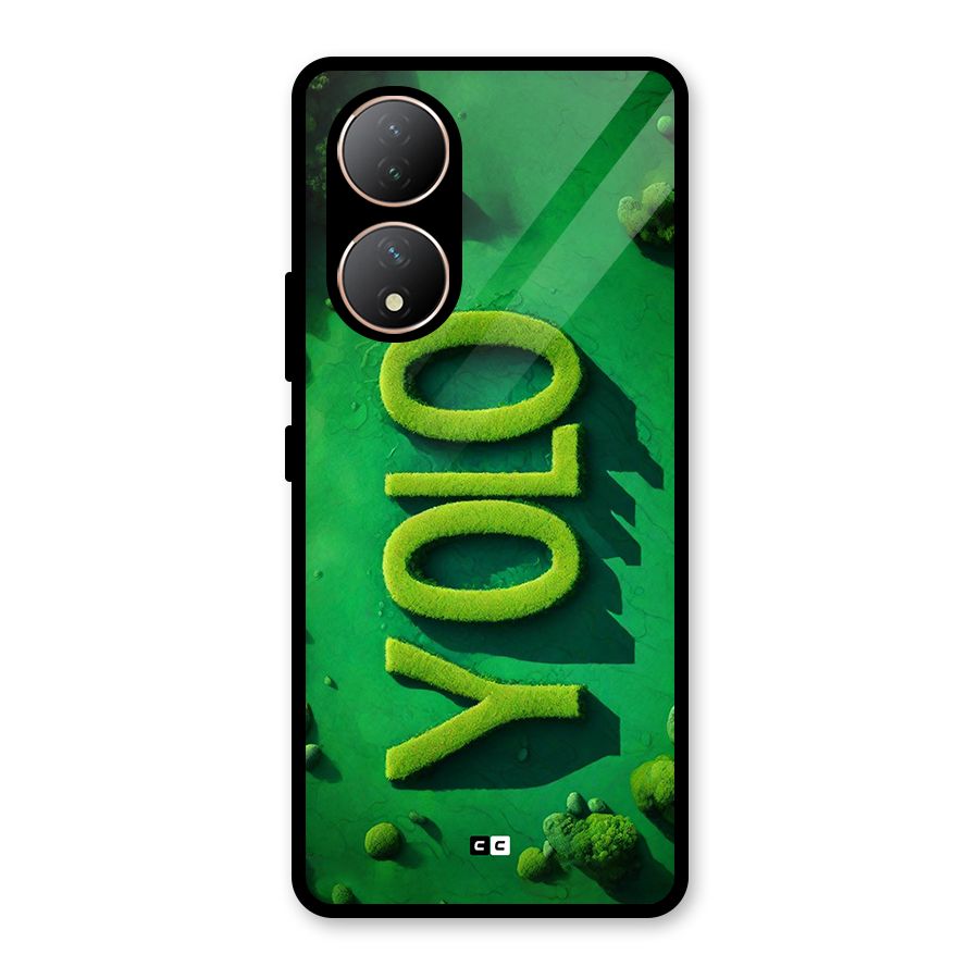 Nature Yolo Glass Back Case for Vivo T2