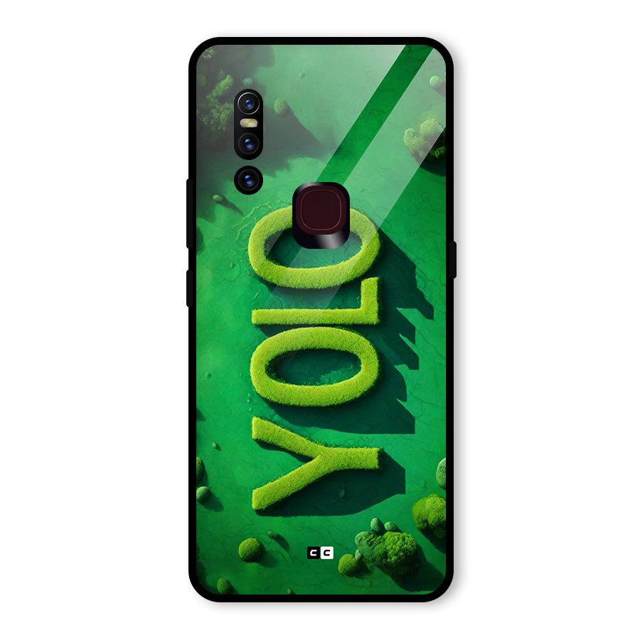 Nature Yolo Glass Back Case for Vivo V15