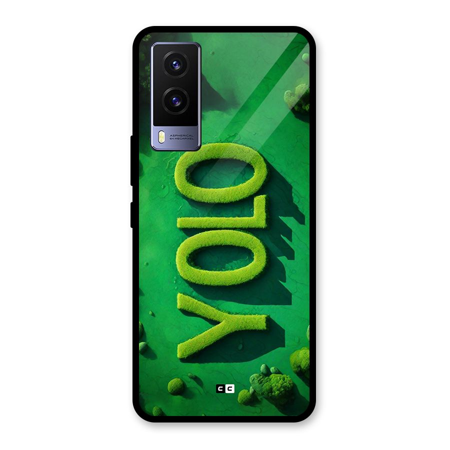 Nature Yolo Glass Back Case for Vivo V21e 5G