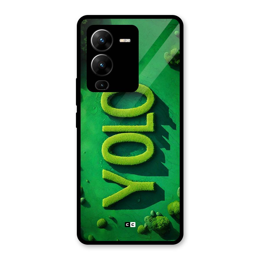Nature Yolo Glass Back Case for Vivo V25 Pro