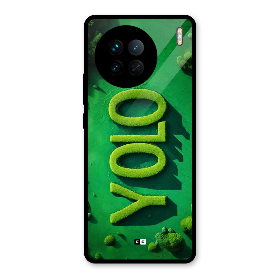 Nature Yolo Glass Back Case for Vivo X90