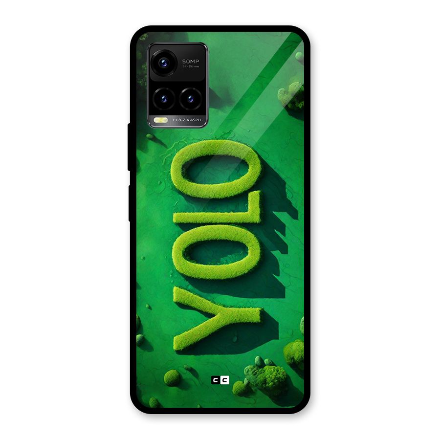Nature Yolo Glass Back Case for Vivo Y21A