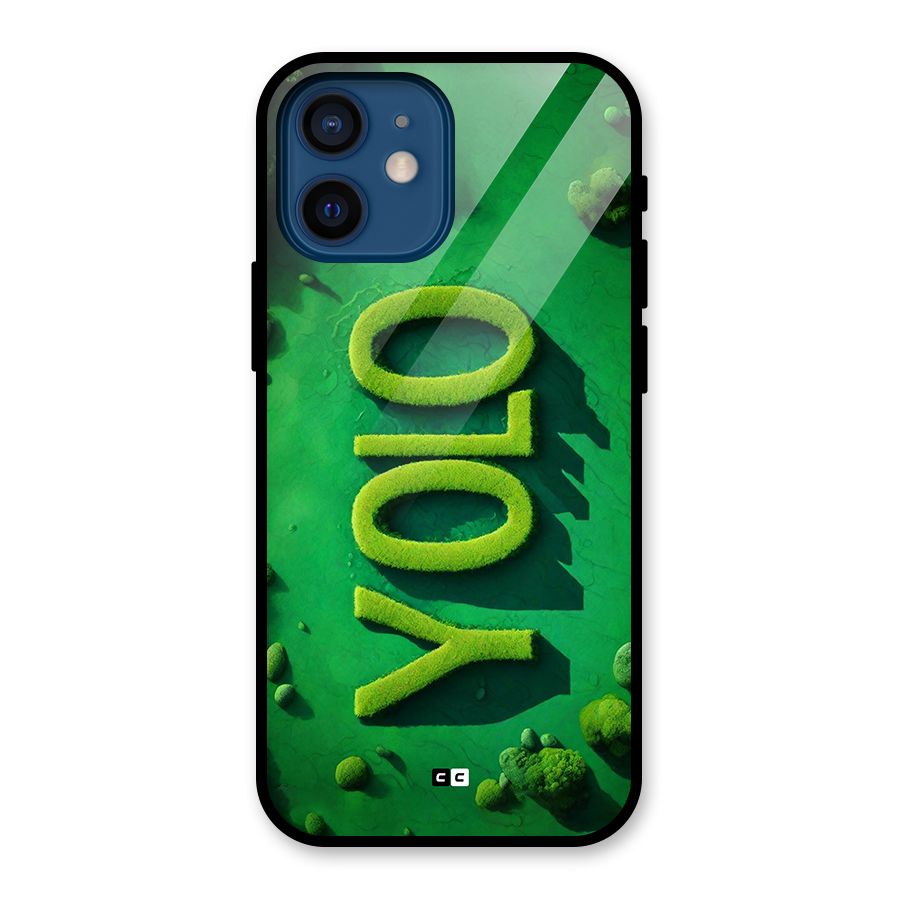 Nature Yolo Glass Back Case for iPhone 12 Mini