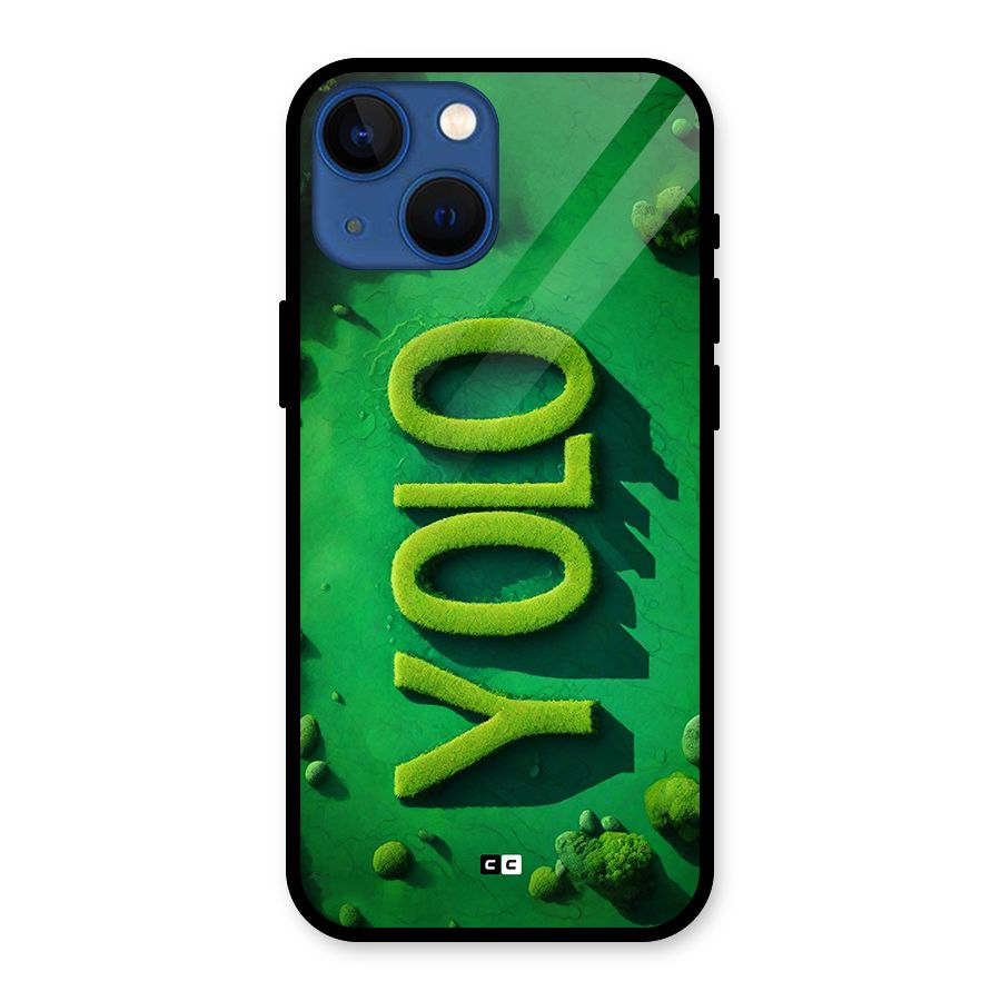 Nature Yolo Glass Back Case for iPhone 13 Mini
