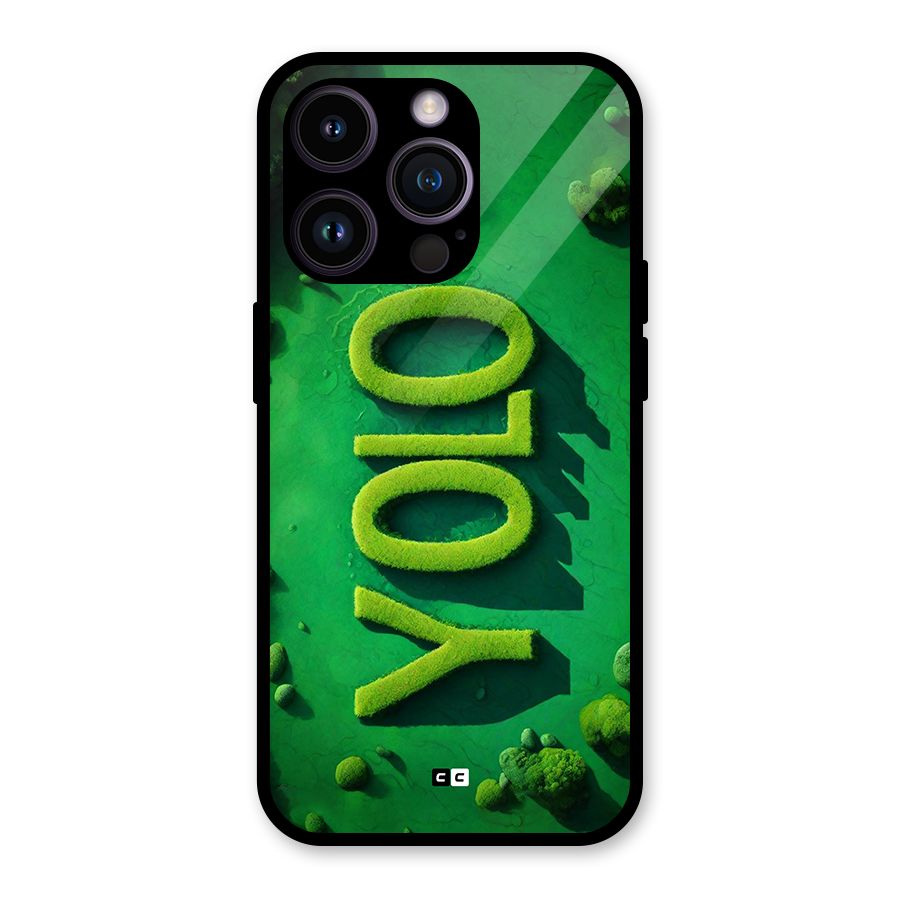 Nature Yolo Glass Back Case for iPhone 14 Pro