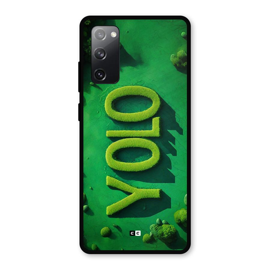 Nature Yolo Metal Back Case for Galaxy S20 FE 5G