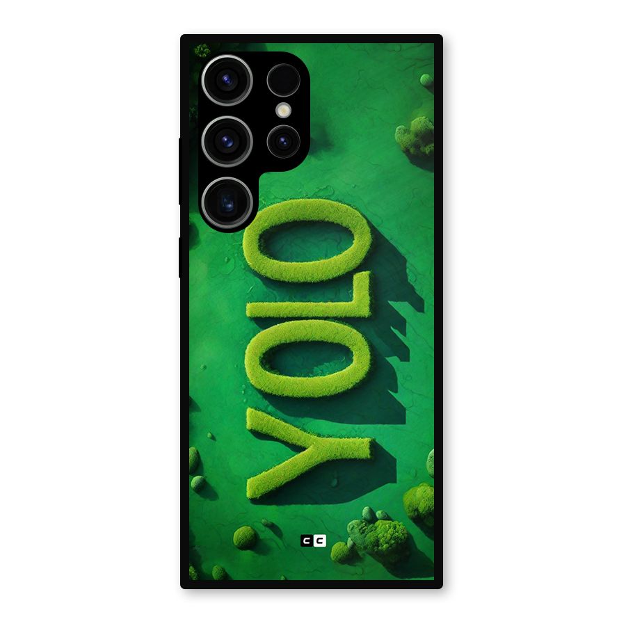 Nature Yolo Metal Back Case for Galaxy S23 Ultra