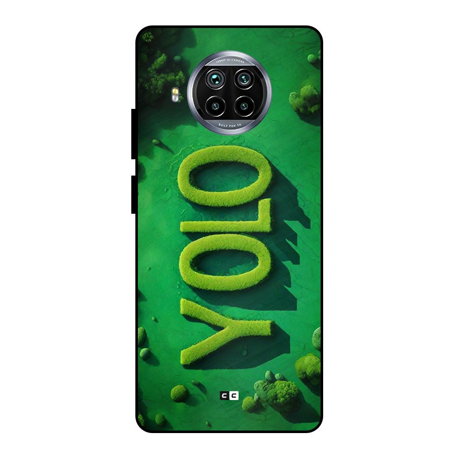 Nature Yolo Metal Back Case for Mi 10i