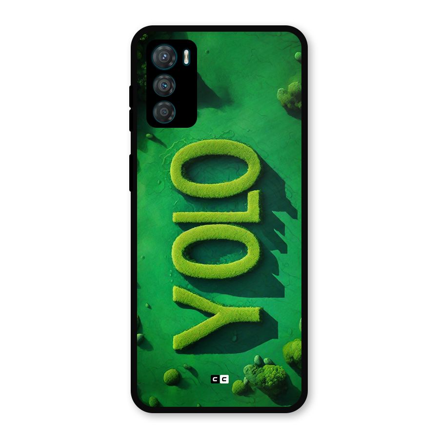 Nature Yolo Metal Back Case for Moto G42