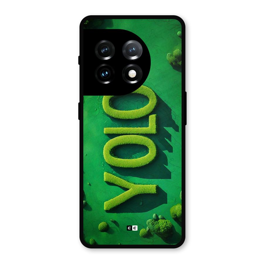 Nature Yolo Metal Back Case for OnePlus 11