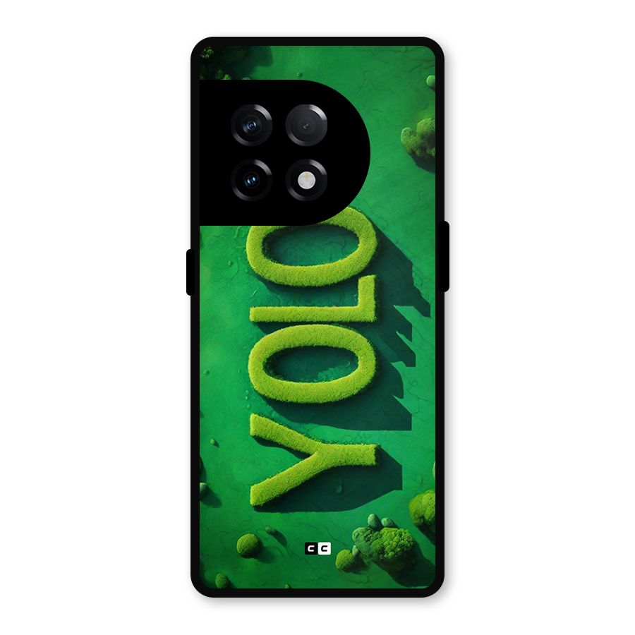 Nature Yolo Metal Back Case for OnePlus 11R