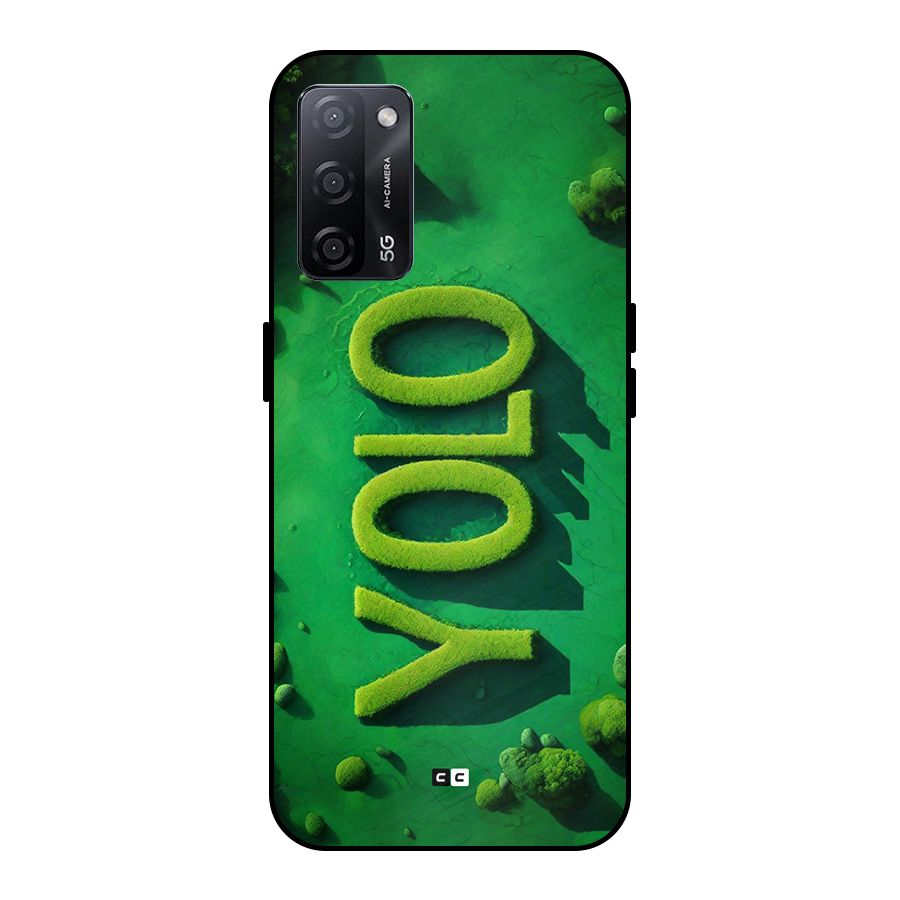 Nature Yolo Metal Back Case for Oppo A53s 5G