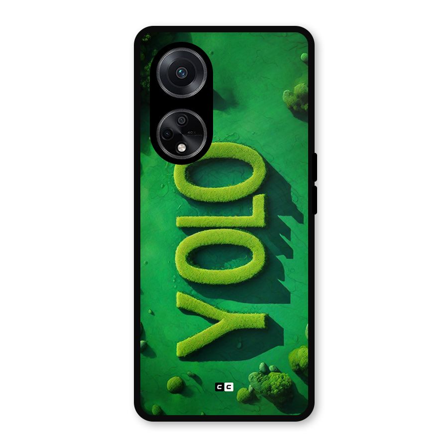 Nature Yolo Metal Back Case for Oppo F23