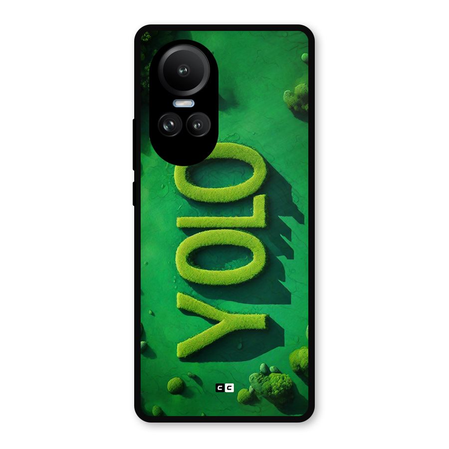 Nature Yolo Metal Back Case for Oppo Reno10 Pro