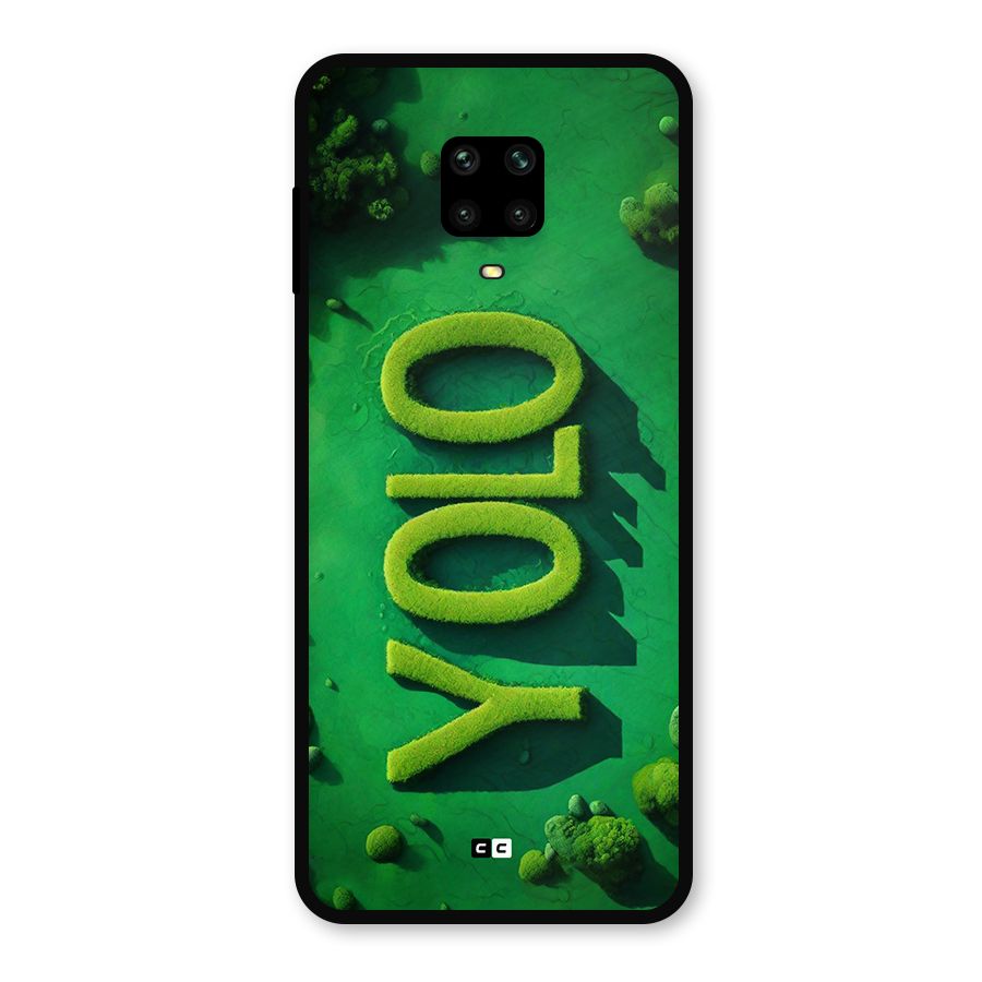 Nature Yolo Metal Back Case for Poco M2