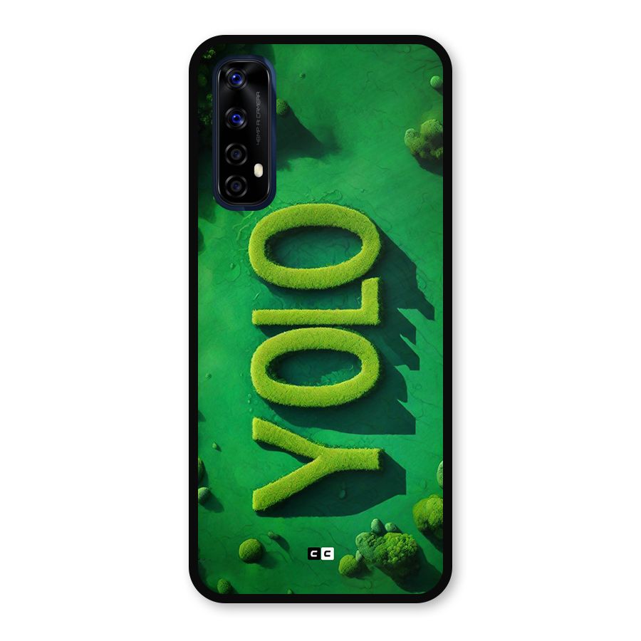 Nature Yolo Metal Back Case for Realme 7