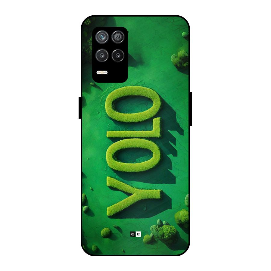 Nature Yolo Metal Back Case for Realme 8 5G