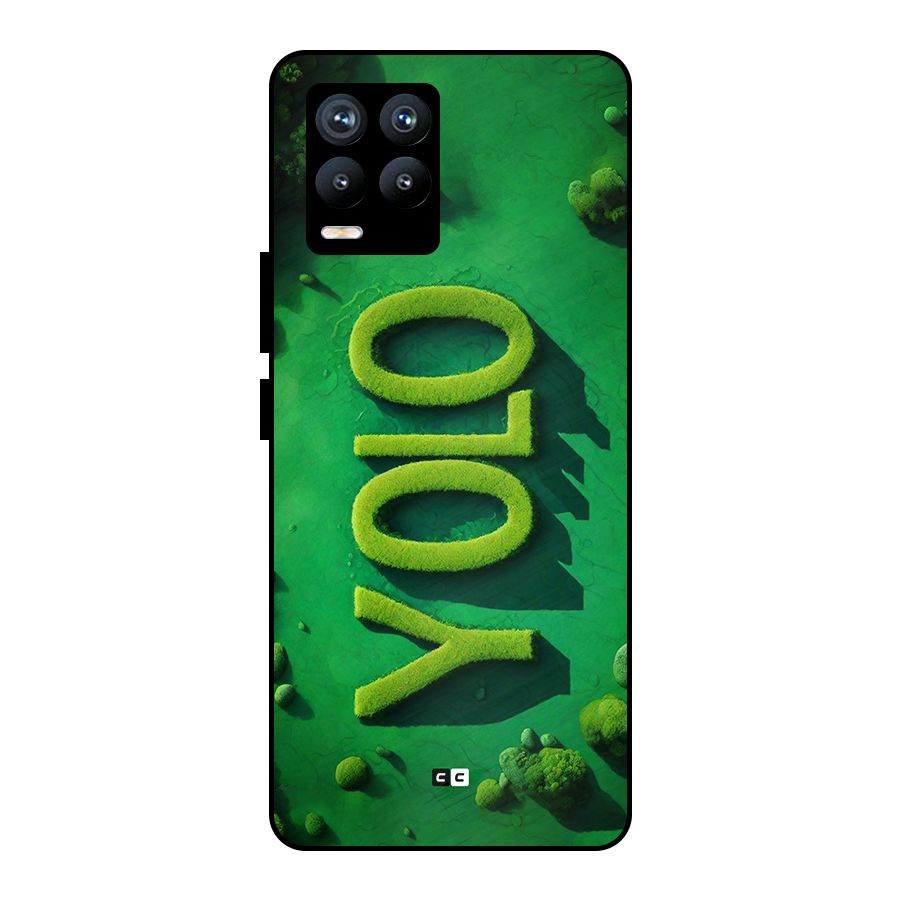 Nature Yolo Metal Back Case for Realme 8 Pro