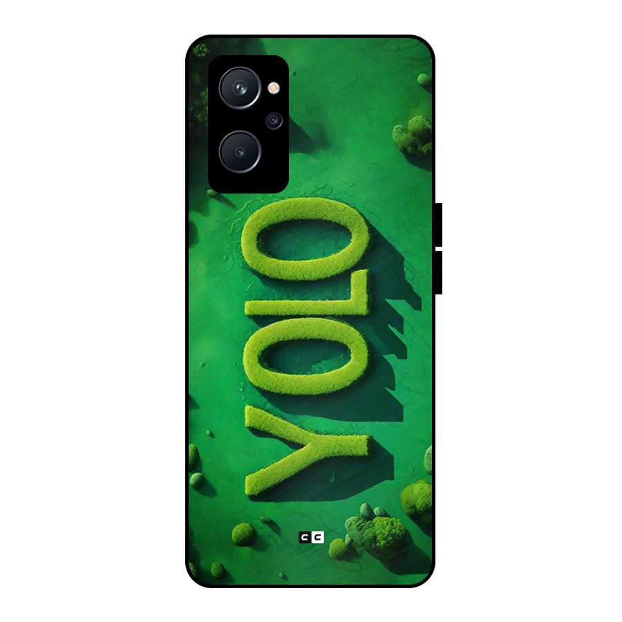 Nature Yolo Metal Back Case for Realme 9i 5G