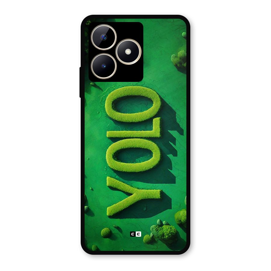 Nature Yolo Metal Back Case for Realme C53