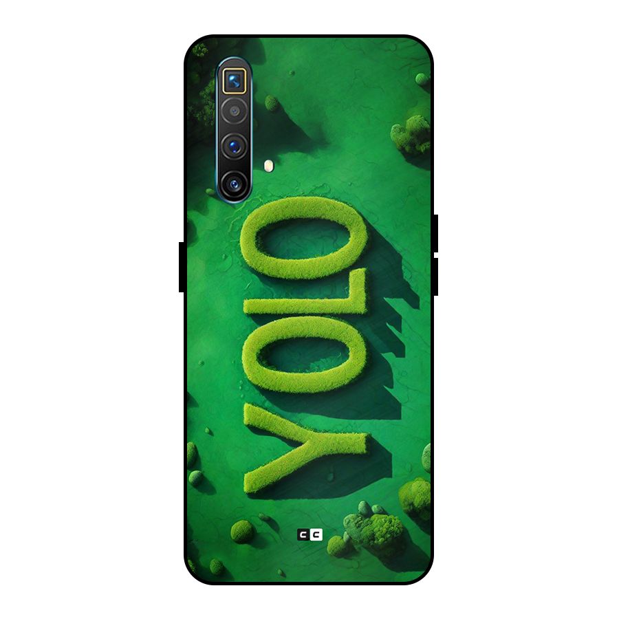 Nature Yolo Metal Back Case for Realme X3