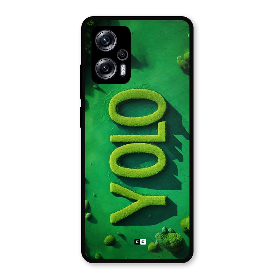 Nature Yolo Metal Back Case for Redmi K50i