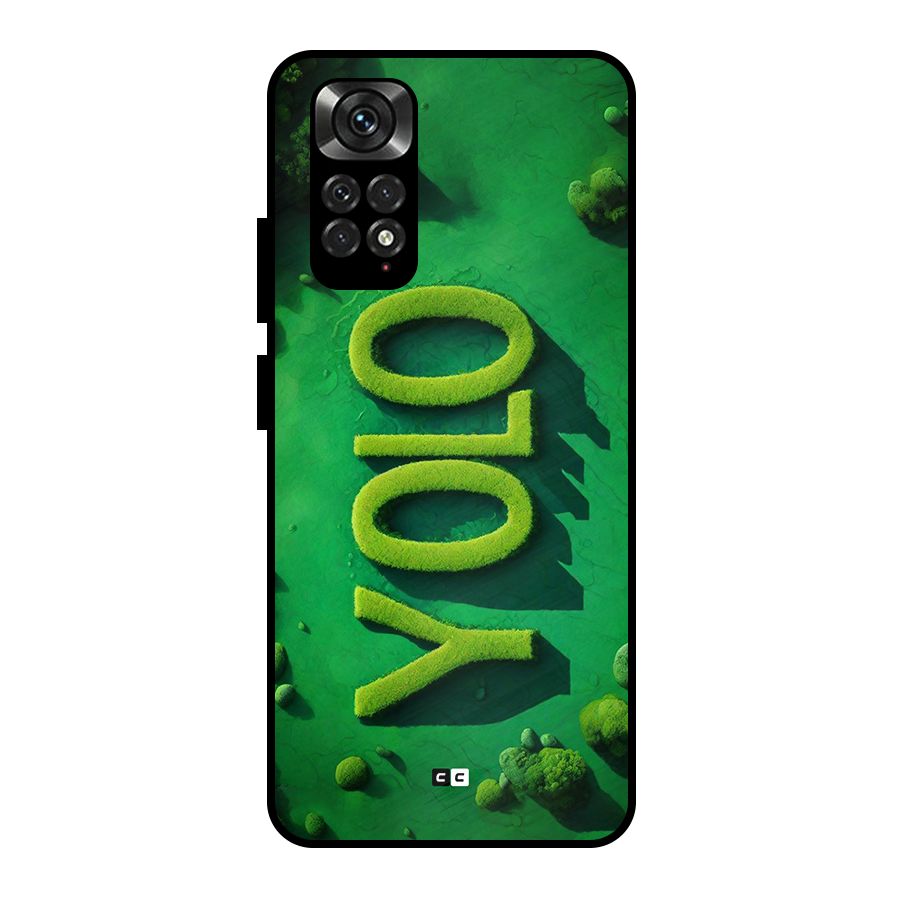 Nature Yolo Metal Back Case for Redmi Note 11 Pro Plus 5G