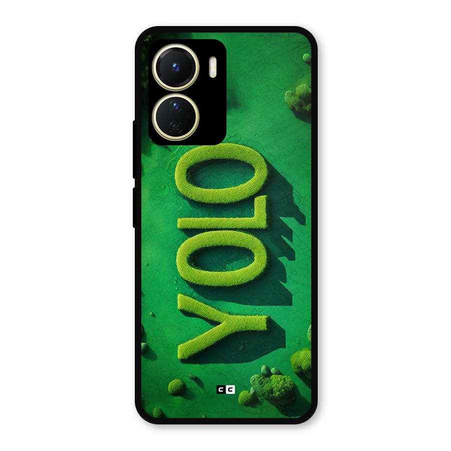 Nature Yolo Metal Back Case for Vivo T2x
