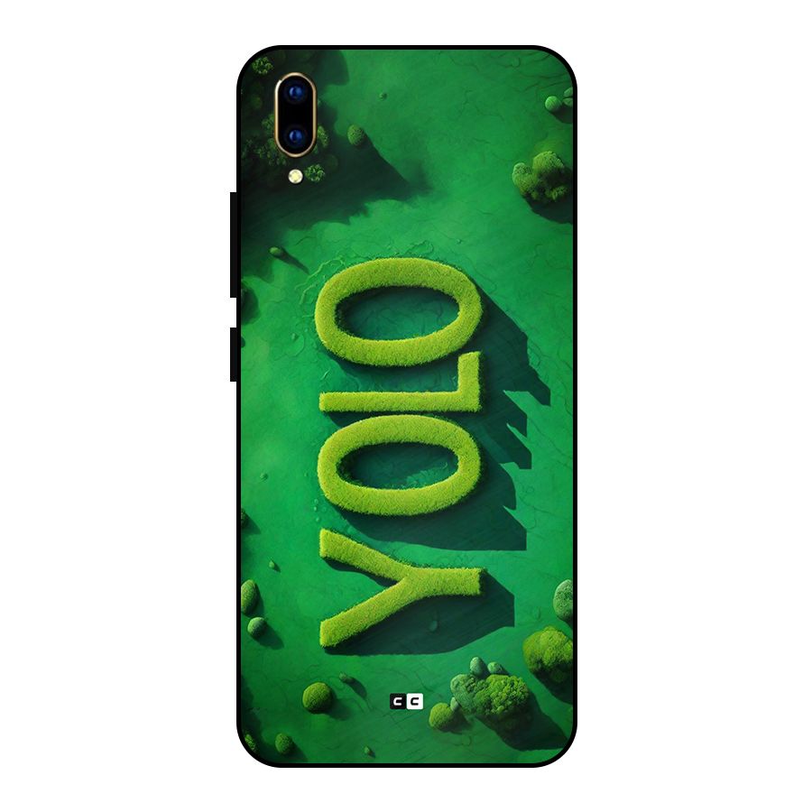 Nature Yolo Metal Back Case for Vivo V11 Pro