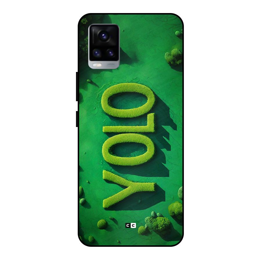 Nature Yolo Metal Back Case for Vivo V20