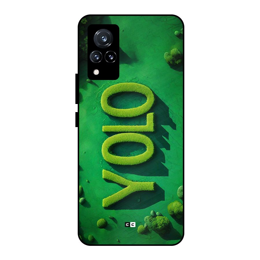Nature Yolo Metal Back Case for Vivo V21 5G