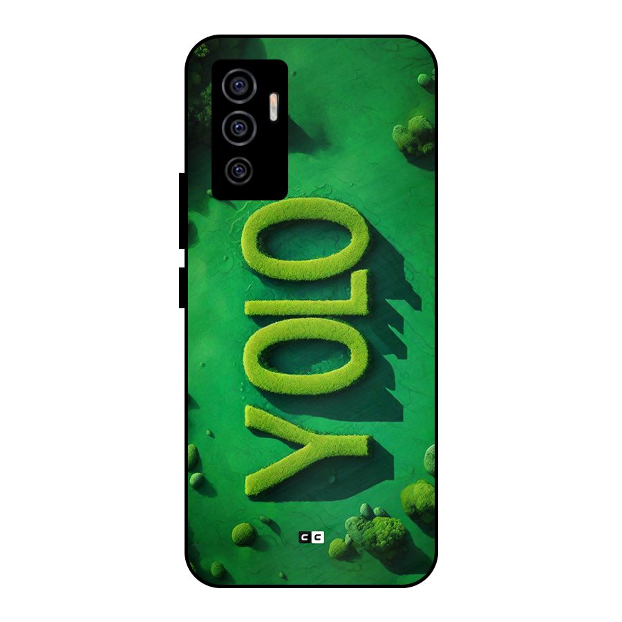 Nature Yolo Metal Back Case for Vivo V23e