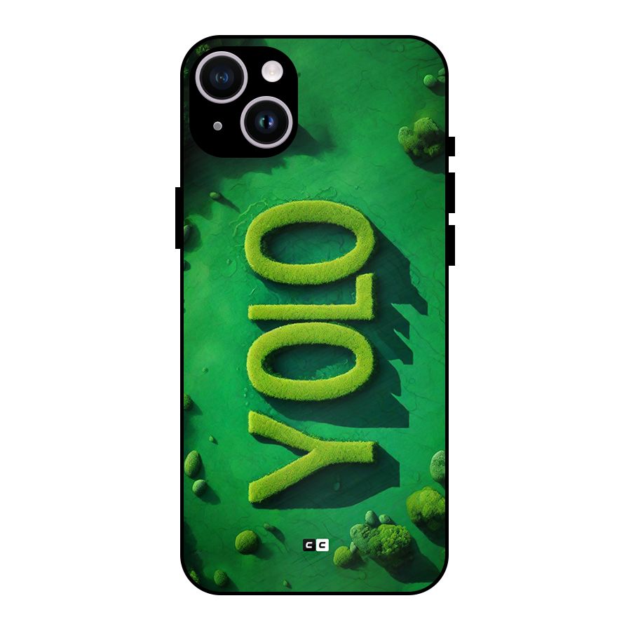 Nature Yolo Metal Back Case for iPhone 14 Plus