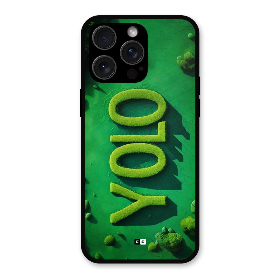Nature Yolo Metal Back Case for iPhone 15 Pro Max