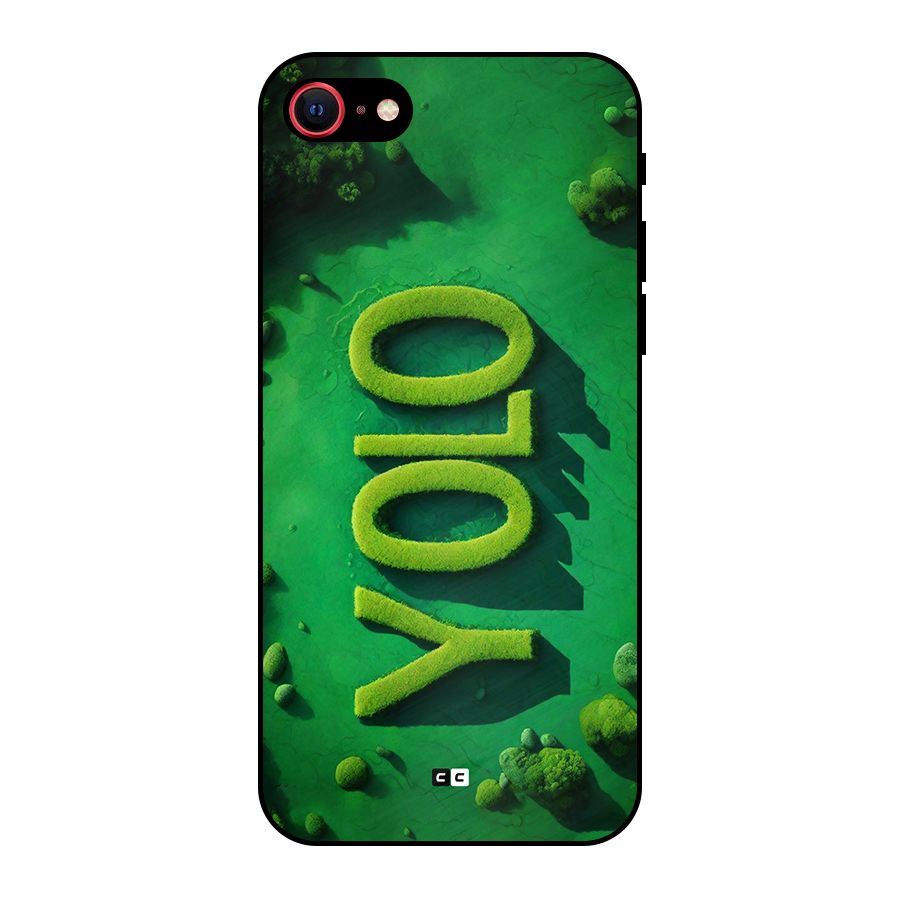 Nature Yolo Metal Back Case for iPhone 8