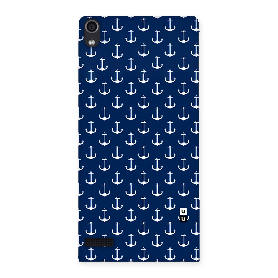 Nautical Pattern Back Case for Ascend P6