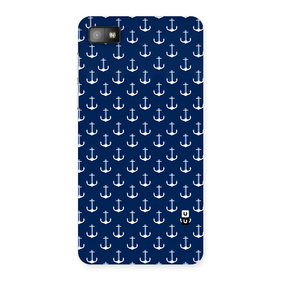 Nautical Pattern Back Case for Blackberry Z10