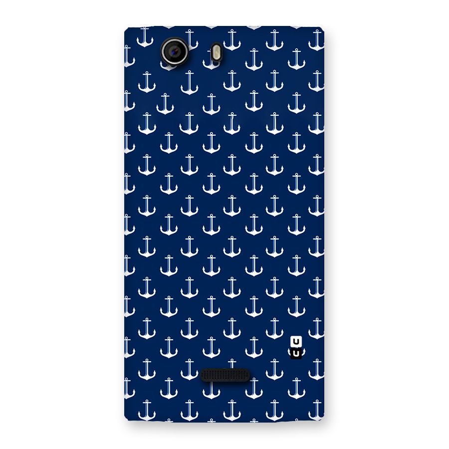 Nautical Pattern Back Case for Canvas Nitro 2 E311
