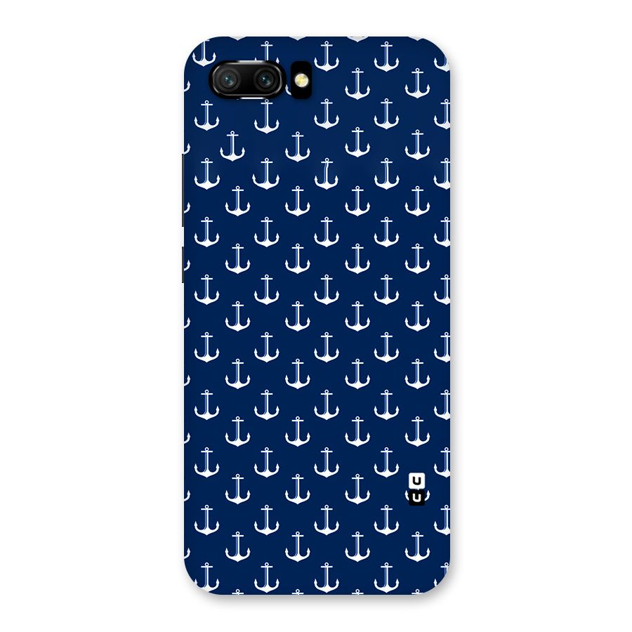 Nautical Pattern Back Case for Honor 10