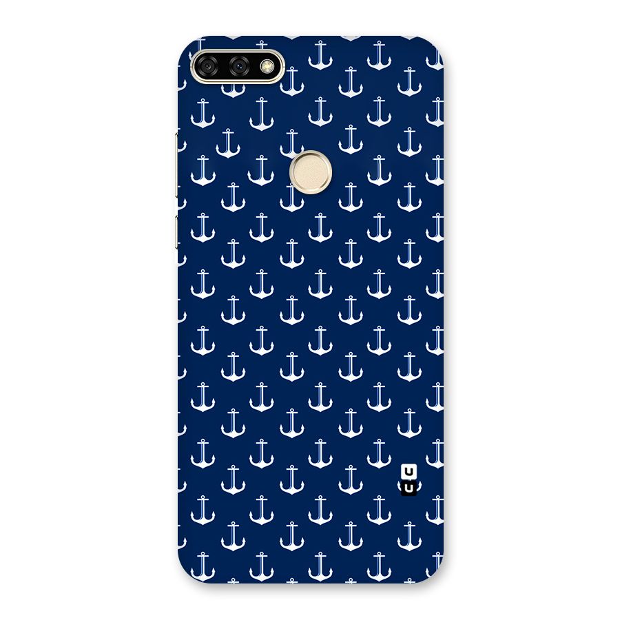 Nautical Pattern Back Case for Honor 7A