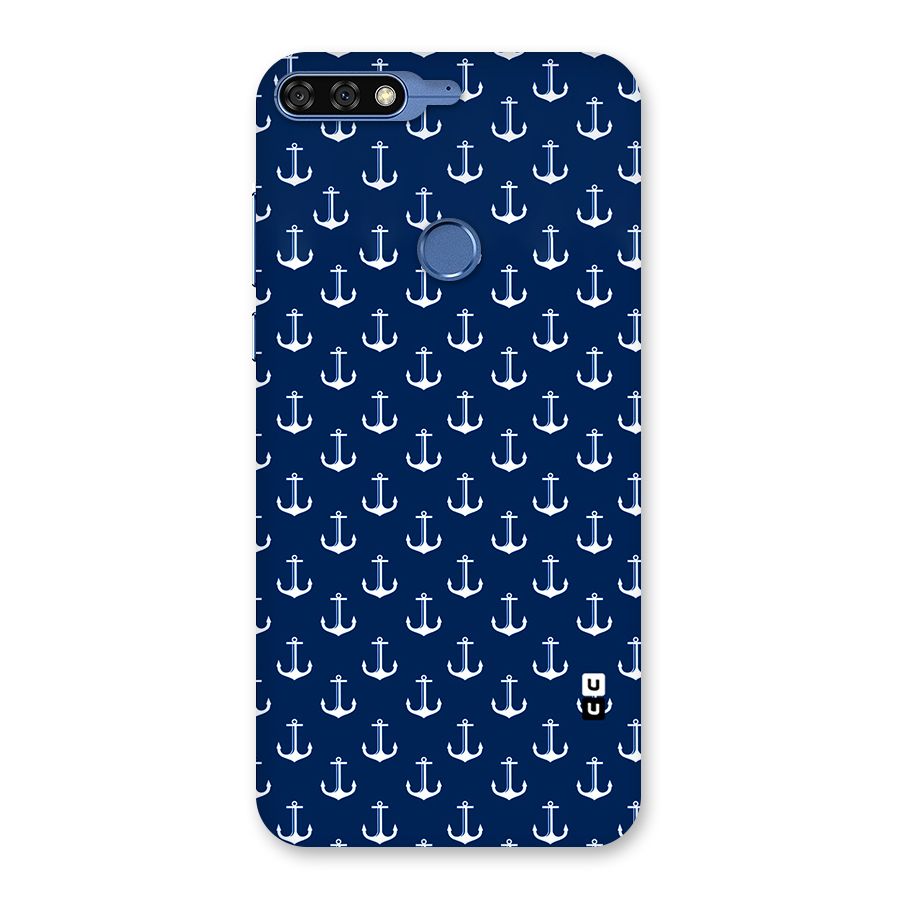Nautical Pattern Back Case for Honor 7C
