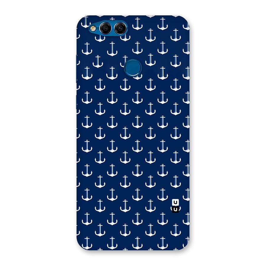 Nautical Pattern Back Case for Honor 7X