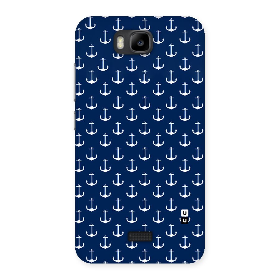 Nautical Pattern Back Case for Honor Bee