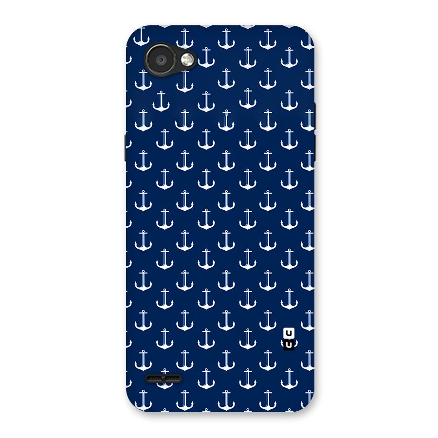 Nautical Pattern Back Case for LG Q6