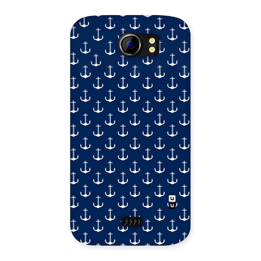 Nautical Pattern Back Case for Micromax Canvas 2 A110