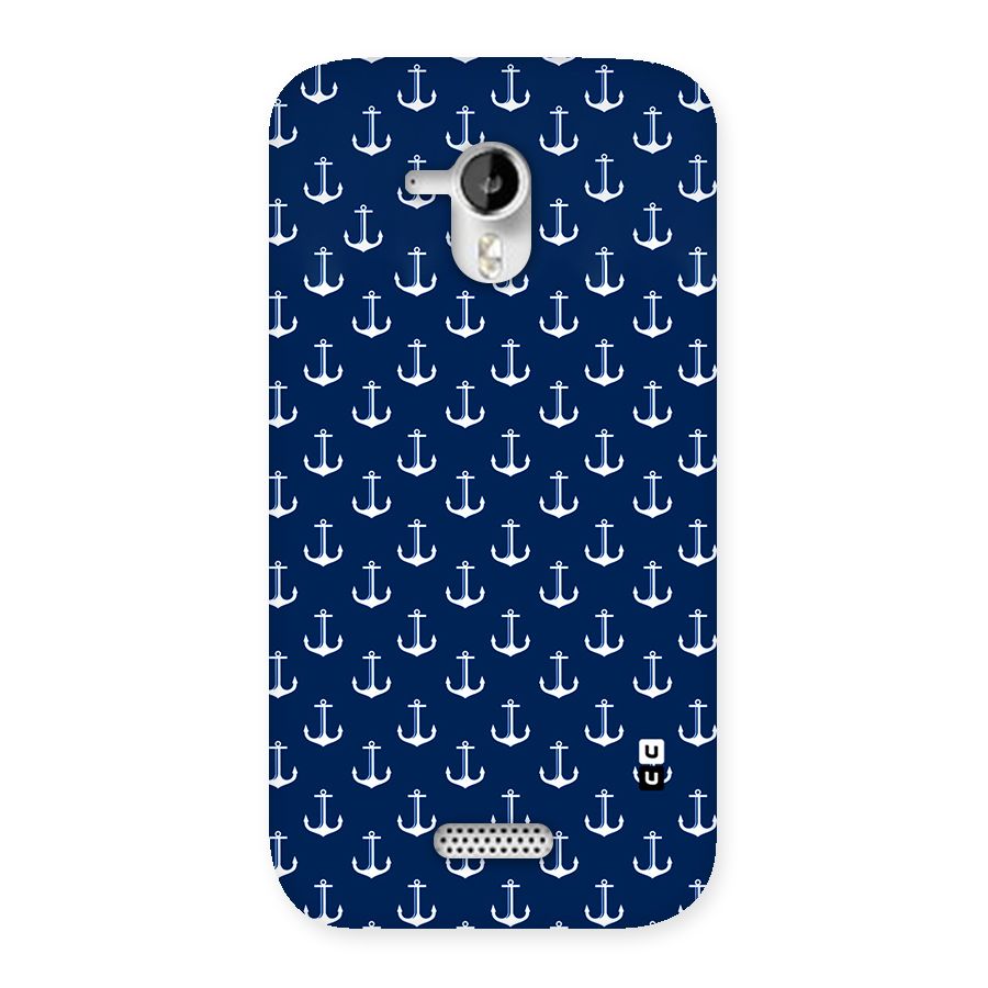 Nautical Pattern Back Case for Micromax Canvas HD A116