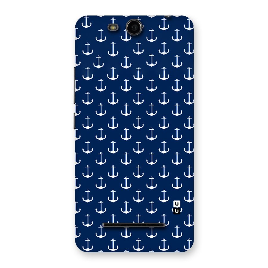 Nautical Pattern Back Case for Micromax Canvas Juice 3 Q392