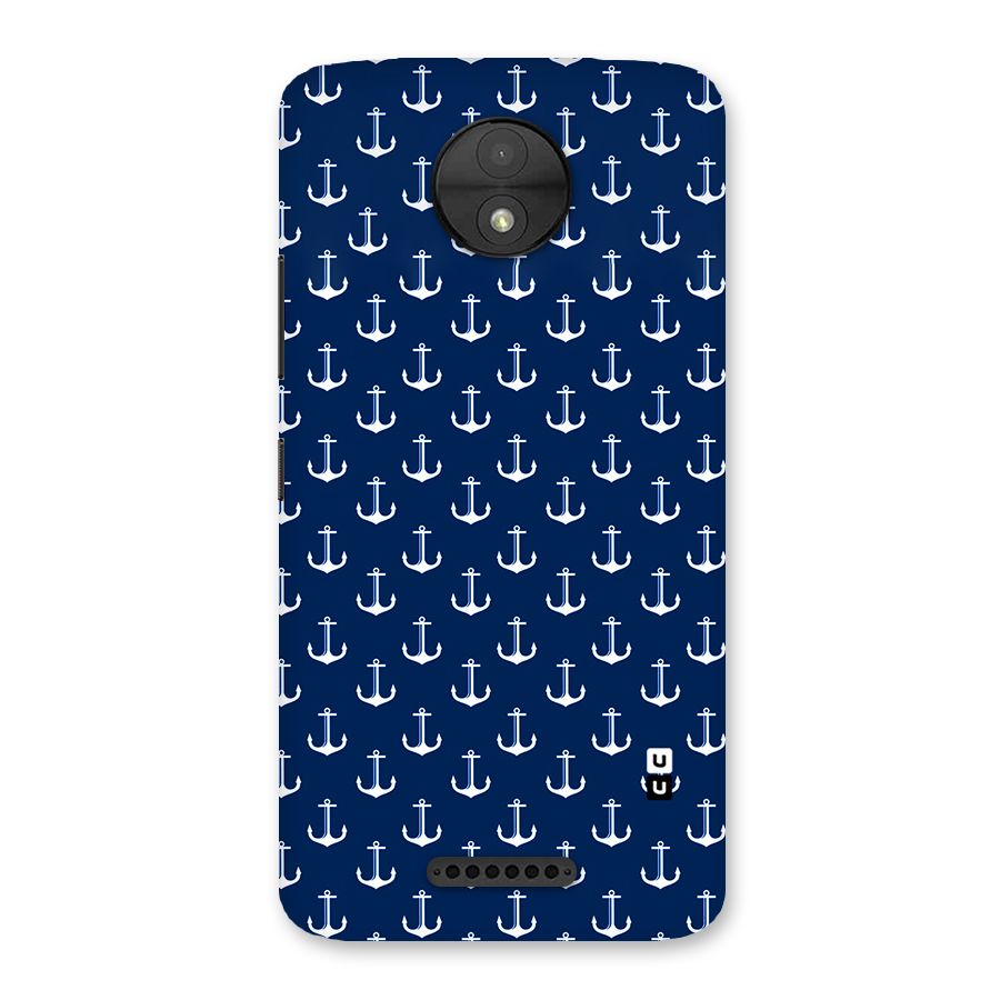 Nautical Pattern Back Case for Moto C