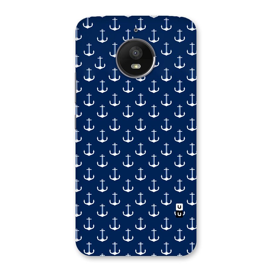 Nautical Pattern Back Case for Moto E4 Plus