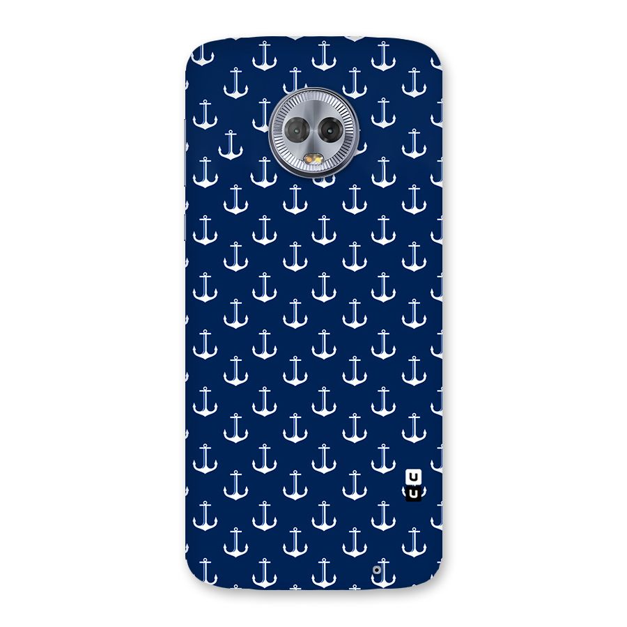 Nautical Pattern Back Case for Moto G6 Plus